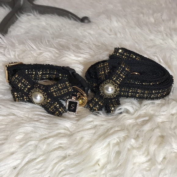 Dog/ cat collar with matching Leash - Picture 5 of 8